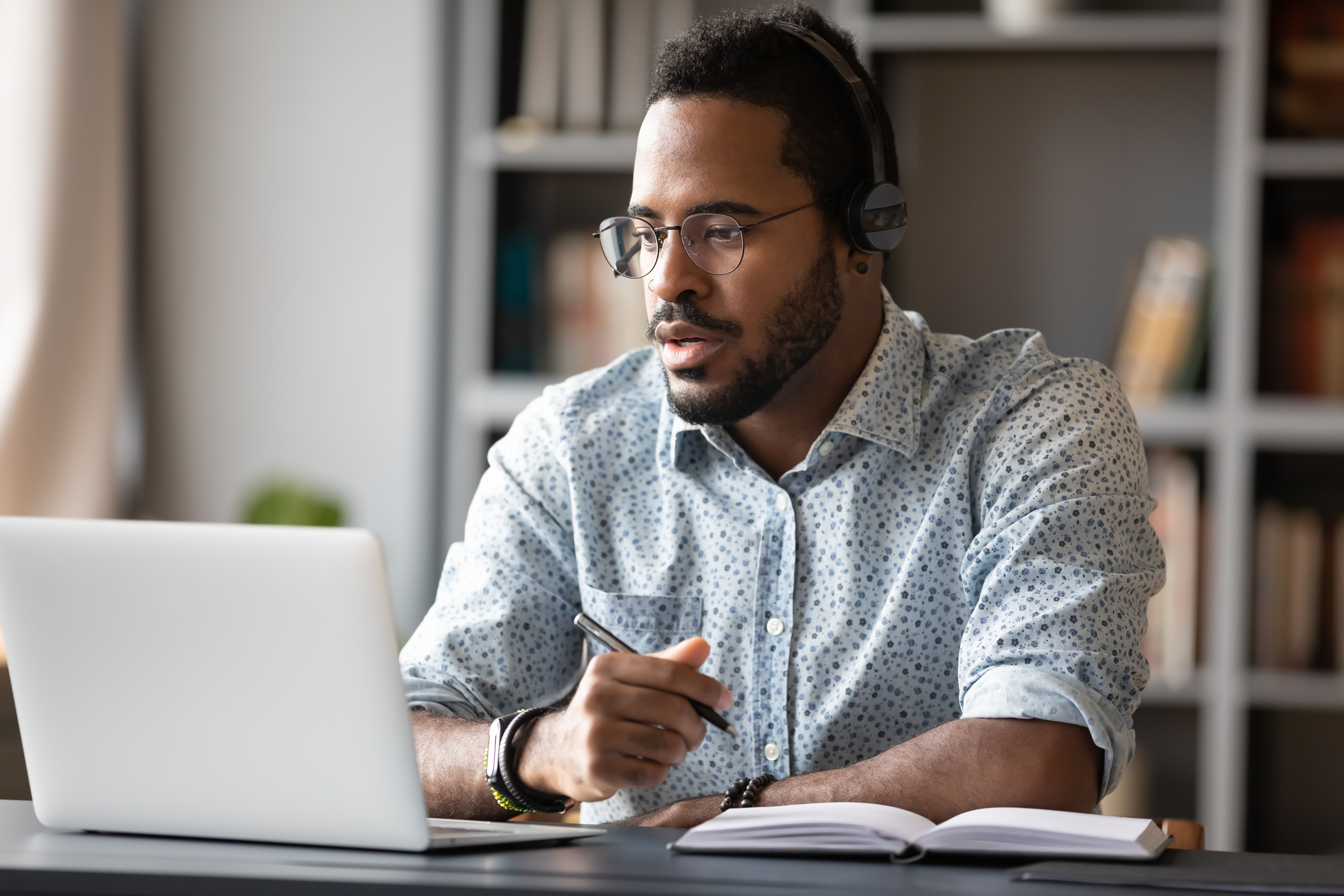 man on laptop